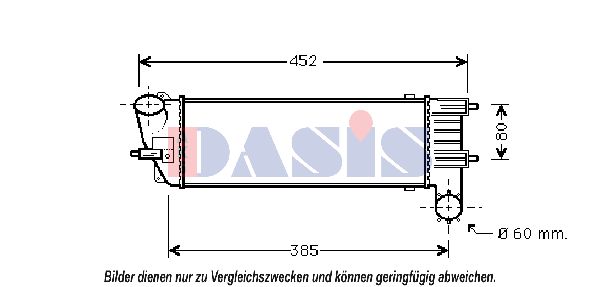 AKS DASIS Kompressoriõhu radiaator 167018N